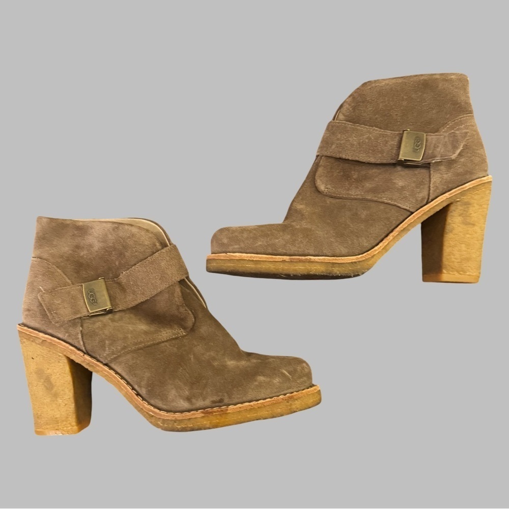 UGG Women’s Brienne Suede Ankle Booties Size 8